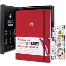 Clever Fox Planner Pro Premium Edition  Luxuriser Wochen- und Monatsplaner + Budgetplaner-Organizer fr Produktivitt und das Erreichen von Zielen.