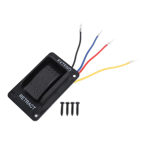 Power Stabilizer Switch with Harness Replacement 387874 12V Extend Retract Switch for RV Stabilizer Jack 1