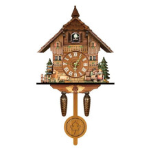 (CM001) German Black Forest Cuckoo Clock Retro Nordic Style Wooden Cuckoo Wall Clock New Arrival