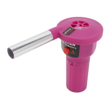 Portable Battery Powered BBQ Fan Air Blower Handheld Barbecue Fan Air Blower for Outdoor Camping Picnic Charcoal Grill Barbecue FD312A 1.5V