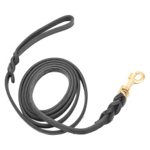 Dog Leash Durable Cowhide Leather Dog Training Leash Long Soft Dog Traction Rope for Medium Large Dogs