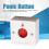 Emergency Alarm Button Efficient Fire Alarm Emergency Switch Panic Button with Key 250V 8