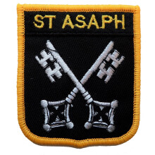 (St Asaph) Wales Regional Shield Embroidered Patch