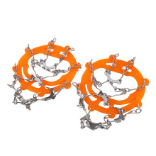 Orange TPE Stahl-Steigeisen für Wander- und Bergsteiger, Rutschfest