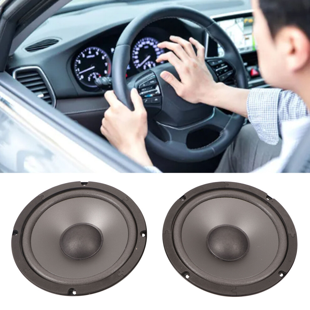 6.5In Car Audio Full Range Speakers 600W High Sensitivity Tight Clean Bass For Car Stereo Sound System 4641314882447