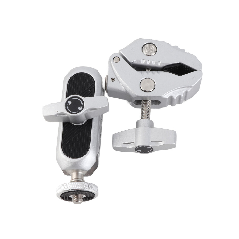Camera Mounts Clamp Mount Cycling Handlebar Adapter Mount Aluminum Alloy 1.5Kg Load Capacity With 360 Rotatable Ball Head 4611314883812