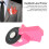 Embossing Label Maker Small Portable Ergonomic Design Manual Handheld Label Printer for Scrapbooking DIY 5