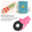 Embossing Label Maker Small Portable Ergonomic Design Manual Handheld Label Printer for Scrapbooking DIY 4