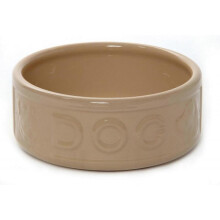 (1 Piece Set, Modern) Mason Cash Grey Polka Dot Pet Bowl, 13 cm