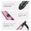 (Red, US Plug) Automatic Curling Iron Ceramic Auto Hair Curler - Detangle Scald-Free Fast Heating One-Click Automatic Rechargeable 3