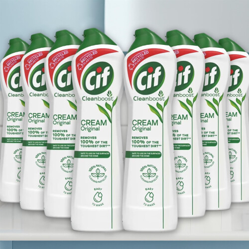 Cif Cream Cleaner Original - 500ml (Pack of 8)