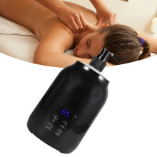 Massage Oil Warmer LED Display Touch Control Temperature Adjustable Body Lotion Warmer for Salon Shops