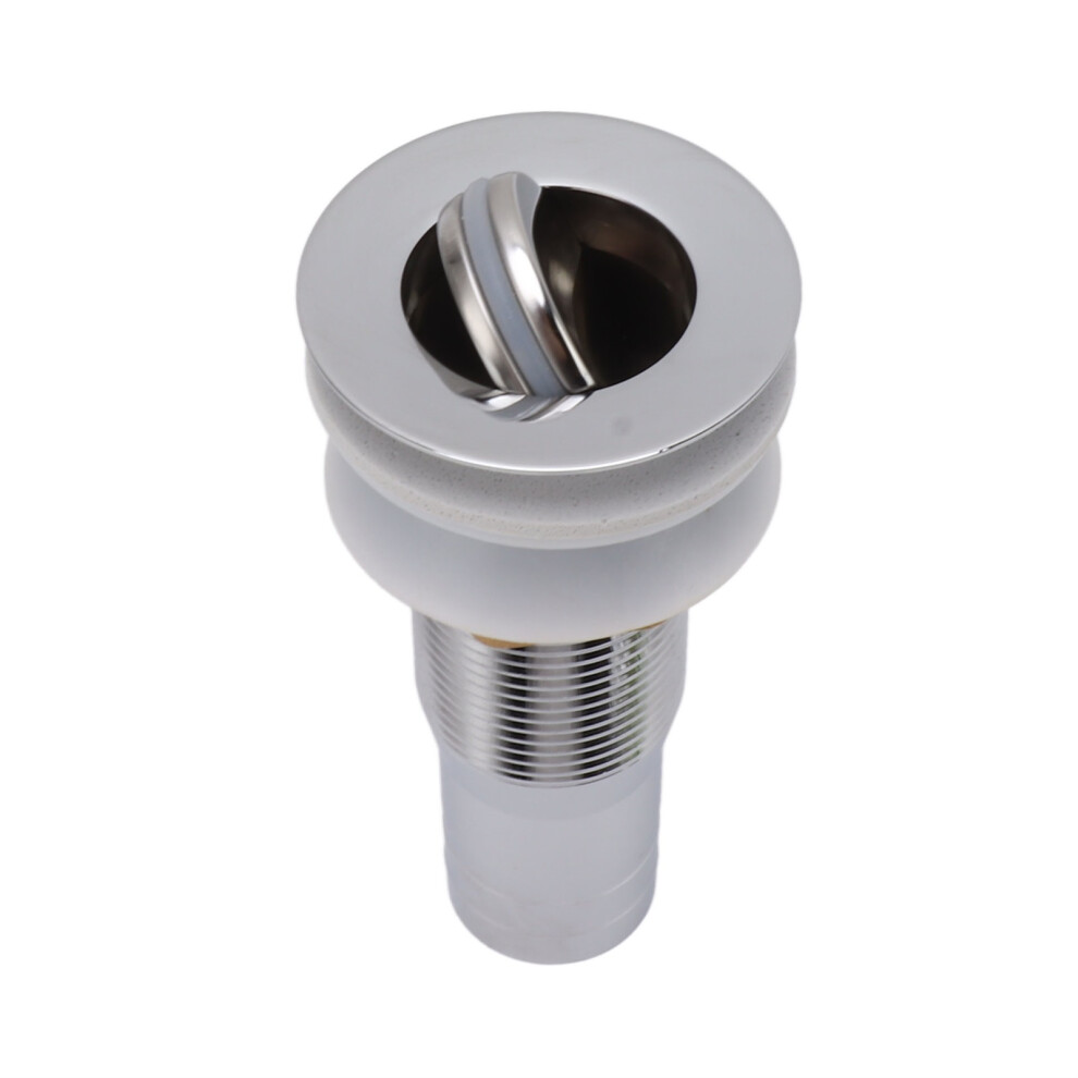 Bathroom Sink Drain Stainless Steel Polished Electroplated Flip Top Anti Blocking Short Vanity Vessel Drain Stopper For Home Kitchen 4621314897955