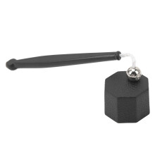 Pool Cue Chalk Holder Cover Octagonal Design Lightweight Black Plastic Pool Chalk Holder for Billiard
