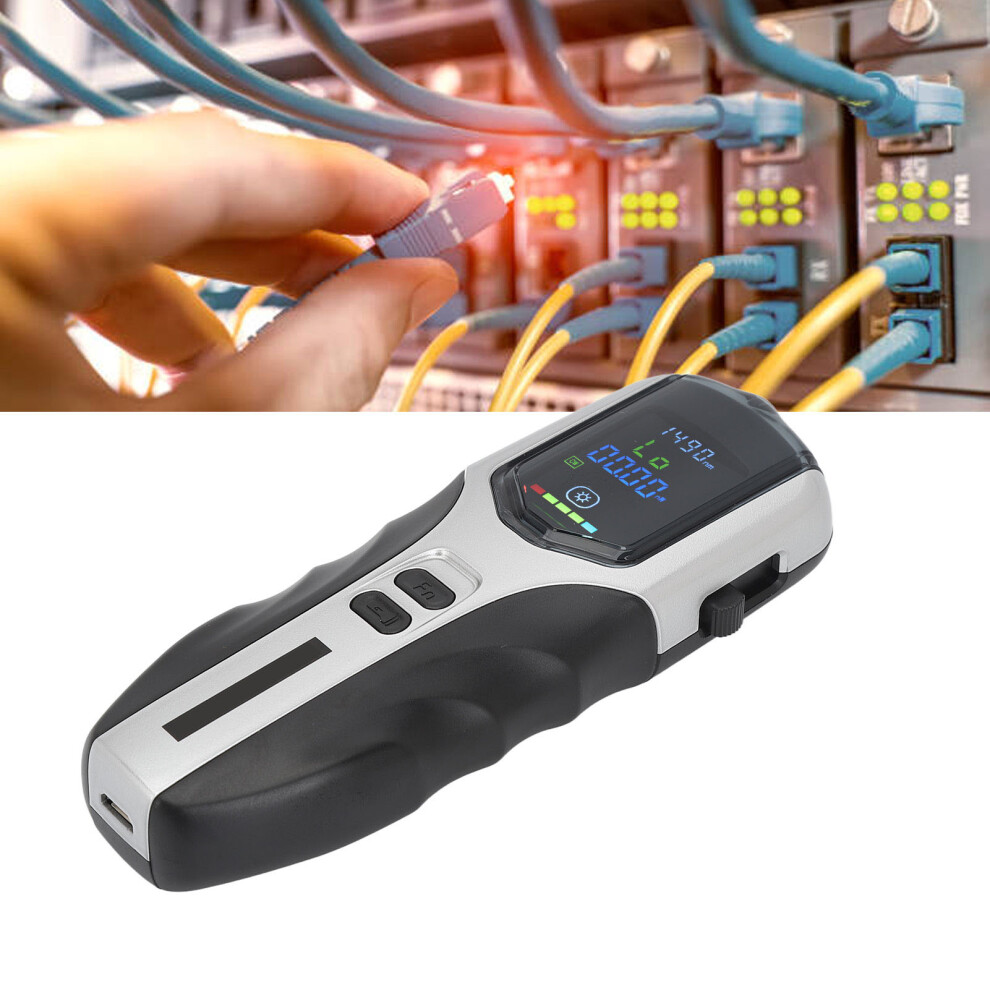 Optical Power Meter ‑50~+26Dbm 9 Wavelengths 2.5Mm Interface Fiber Optic Cable Tester 8771314903838
