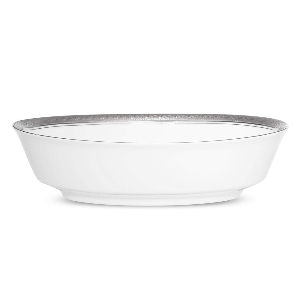 Noritake Crestwood Platinum Oval Serving Bowl