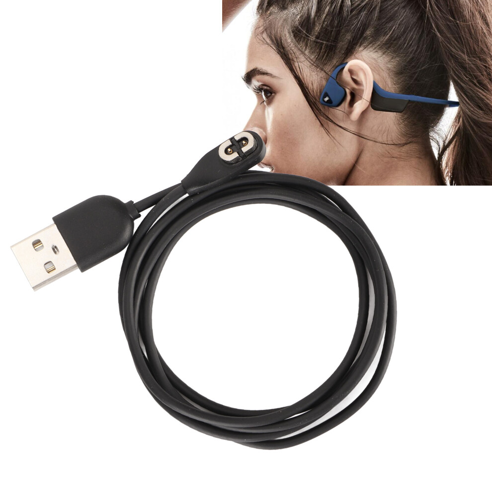 Bone Conduction Headphones Charging Cable Replacement USB Magnetic Charger Cord for AfterShokz Aeropex AS800 for Shokz