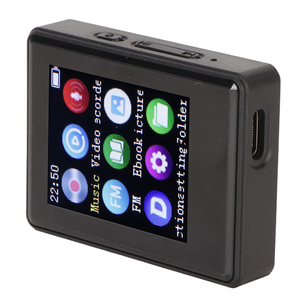 Mp3 Player Bluetooth 5.0 1.77 Inch Screen Hifi Recording Electric Book Photo Portable Mp3 Mp4 Player Avec Carte Mã©Moire 8G 4921314906528