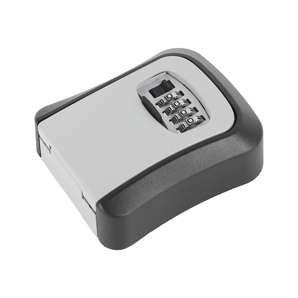 Key Lock Box Wall Mounted Resettable 4 Digits Combination Lockbox Waterproof Outdoor Key Hider For Outdoor 8451314909473