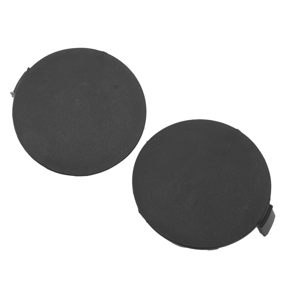 1 Pair Front Bumper Tow Hook Cover Cap 53285 0R060 Left Right Fit For Rav4 2013 To 2015 Black 4601314914128