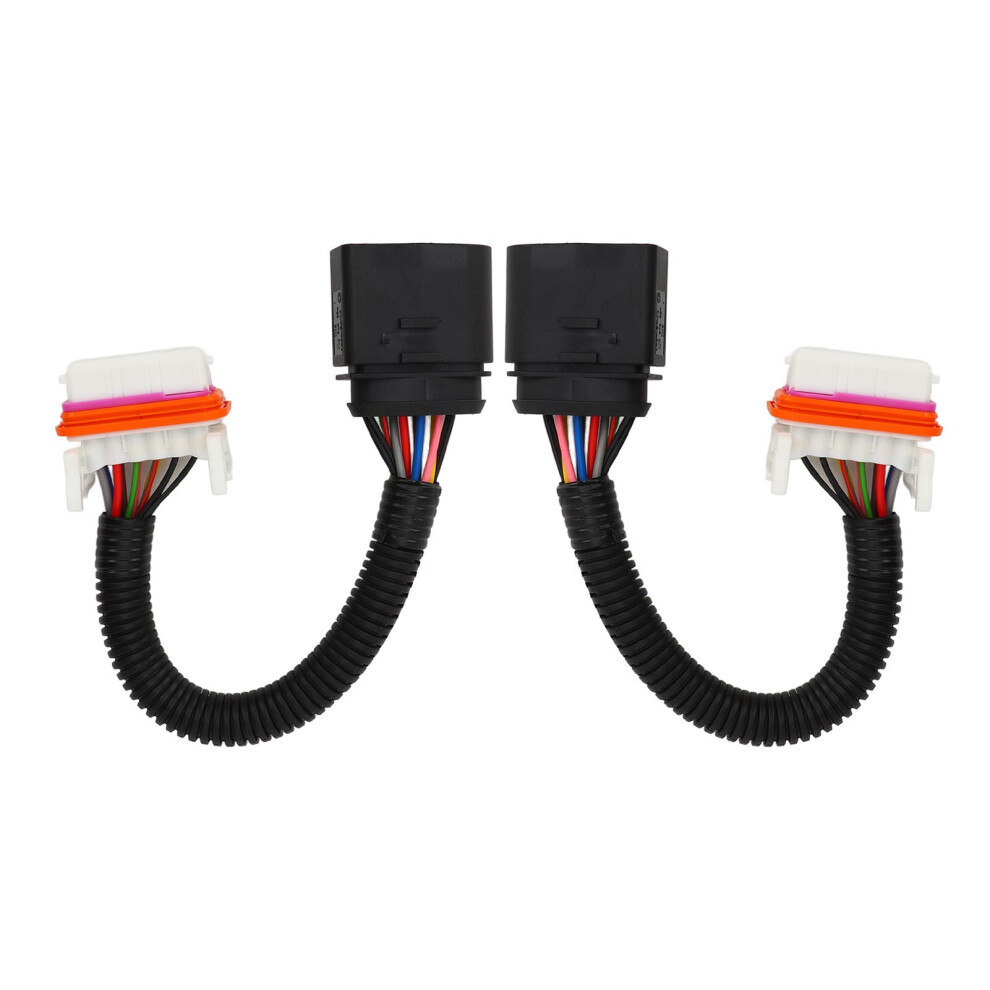 2Pcs Xenon Headlight Wiring Harness Left Right Circuit Protection 95563123910 For Cayenne 2003 To 2006 4211314915829