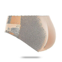 (S, Low-waist 188beige-F) Women Padded Push Up Panties Butt Lifter Shaper Fake Ass