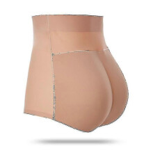 (M, High-waist 189beige) Women Padded Push Up Panties Butt Lifter Shaper Fake Ass