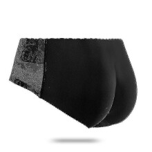 (L, Low-waist 188black-A) Women Padded Push Up Panties Butt Lifter Shaper Fake Ass