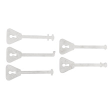 5er Kompakt-Meisterschlüssel-Set – Edelstahl, rostfreies Design