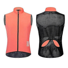 (2XL, Pink) Cycling Vest Mesh Back Breathable High Visible Cycle Gilet Race fit Topzz