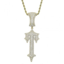 (Golden) Copper Link Chain Charm Necklaces Cool Boys Girls Punk Hip Hop Jewelry Giftszz