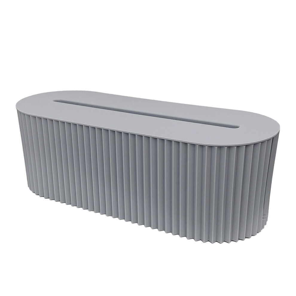 Cable Management Box Innovative Simple Desk Power Cover Cord Holder Outlet Cord Storage Box Blue 4681314920800