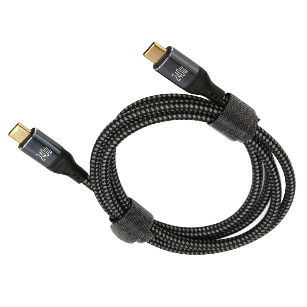 Usb C To Usb C Cable 240W Pd3.1 Fast Charging E Mark Chip 480Mbps 3.3Ft Male To Male Usb C Extension Cable For Tablet 8781314920889