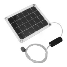 Solar Pond Aerator Waterproof 20W Noiseless Solar Aquarium Air Pump with Air Bubble Stones for Fishpond