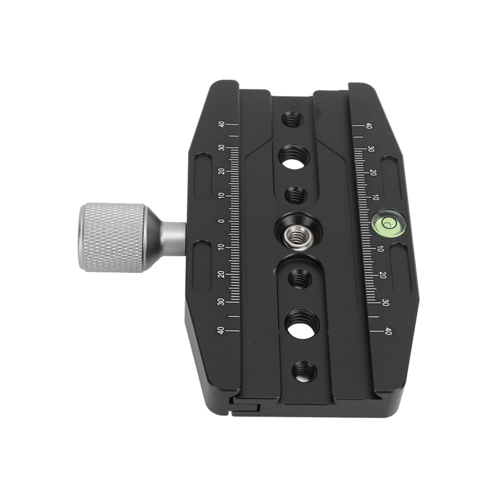 Camera Quick Release Clamp For Arca Swiss Style Plate With 1/4In 3/8In Screw Hole Aluminum Alloy Accuracy Scale Camera Quick Change Seat 8741314923600