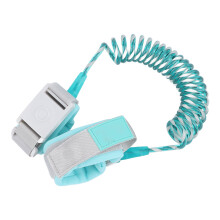 Toddler Safety Leash Prevent Lost Easy Adjust Night Reflection Children Wrist Link for Outdoor Use Green