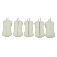 5PCS Portable Fishing Rod Fixed Ball Silicone Reusable Fishing Rod Beam Binding Fastener for Fishing Pole Boat Equipment Accessories Lumino
