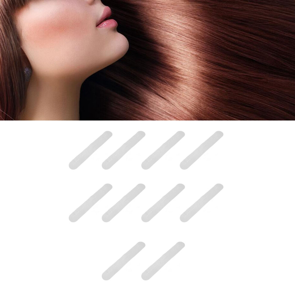 Unisex 10Pcs Heat Shield Guard Long Strip Multiple Hole Spacer Shield Heat Insulation Tool For Hair Extension Bonding