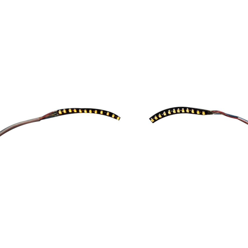 LED False Eyelashes Light Lightweight Stylish Reliable Luminous False Eyelashes Light for Party Bars Nightclubs Halloween Yellow