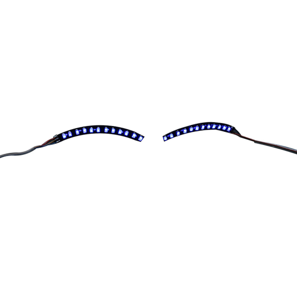 LED False Eyelashes Light Lightweight Stylish Reliable Luminous False Eyelashes Light for Party Bars Nightclubs Halloween Blue