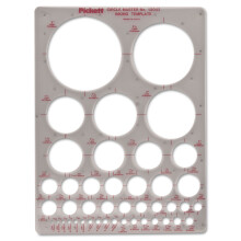 Pickett Cha1204i Modelo Master Circle varia de 1/16 a 3 polegadas de di metro (1204i) fuma a