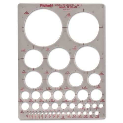 Pickett Cha1204i Modelo Master Circle varia de 1/16 a 3 polegadas de di   metro (1204i) fuma   a