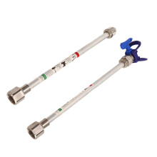 2PCS Spray Extension Rod G7/8 14 Stainless Steel Sprayer Tip Extension Pole Replacement for Home Silver