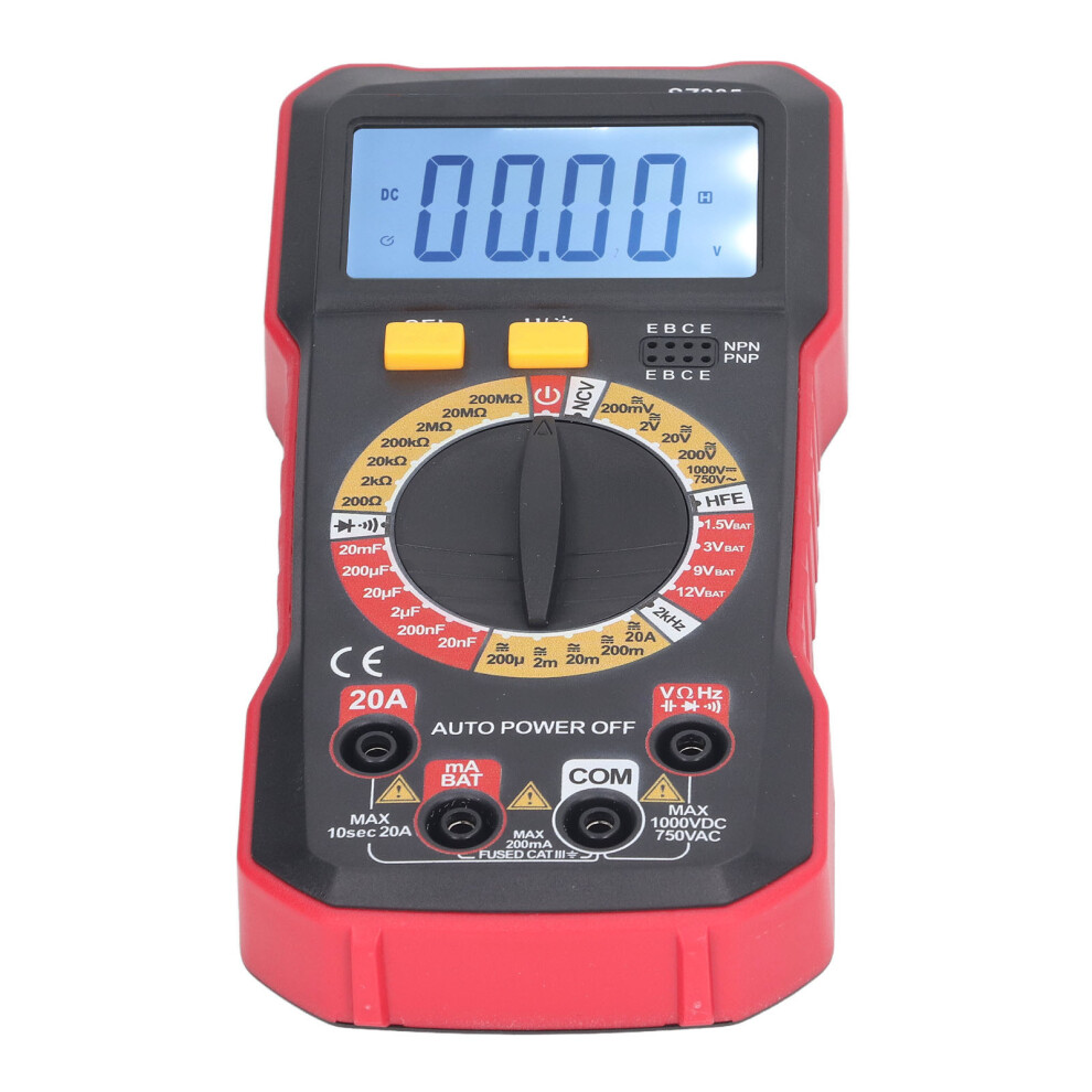 Digital Multimeter High Accuracy Ac Voltage Meter 2000 Counts Non Contact Voltmeter Ammeter Sz305 7621314947558