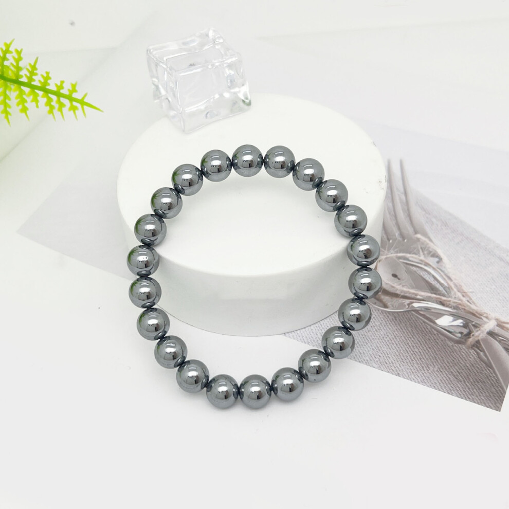 8mm Terahertz Bracelet Elastic Rope Fatigue Relief Energy Stone Bracelet for Men Women-image-OPC-PHQYRJJ-NEW