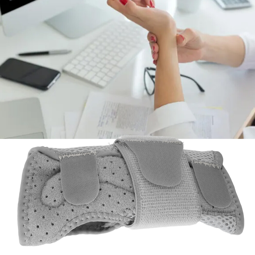 Wrist Brace Adjustable Tie Comfortable Breathable Hand Support for Night Recovery Left Hand L for 23cm