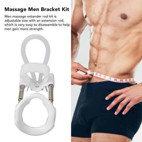 Men Traction Bracket Kit Elastic Rod Extender 2