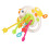 Toddler Pull String Toy Educational Soothing Duck Shape Multi Functional Pull String Toy White 10