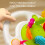 Toddler Pull String Toy Educational Soothing Duck Shape Multi Functional Pull String Toy White 5
