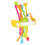 Toddler Pull String Toy Educational Soothing Duck Shape Multi Functional Pull String Toy White 16